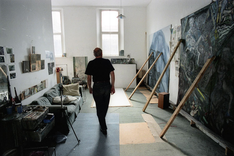 artist in studio